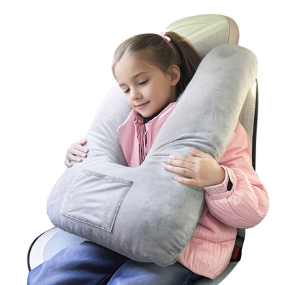 Travel Pillow Car Neck Pillow for Kids for Kids and Adults,Removable and Washable Car Headrest Pillow,Road Trip Essentials
