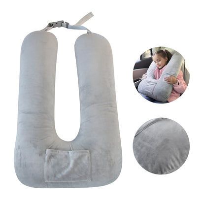 Travel Pillow Car Neck Pillow for Kids for Kids and Adults,Removable and Washable Car Headrest Pillow,Road Trip Essentials