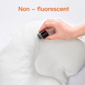 Portable Baby Travel Pillow,Adjustable Neck Infant Head Pillow,Support for Carseat,Soft and Breathable Ergonomic Design,White