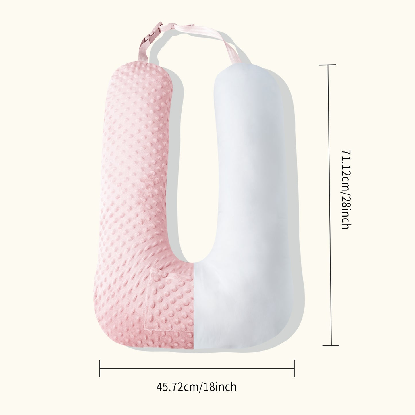 Car Seat Pillow and Travel Body Pillow,Neck Pillow for Kids and Adults,Removable and Washable Car Headrest Pillow,Road Trip Essentials