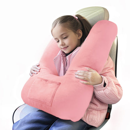 Travel Pillow Car Neck Pillow for Kids for Kids and Adults,Removable and Washable Car Headrest Pillow,Road Trip Essentials