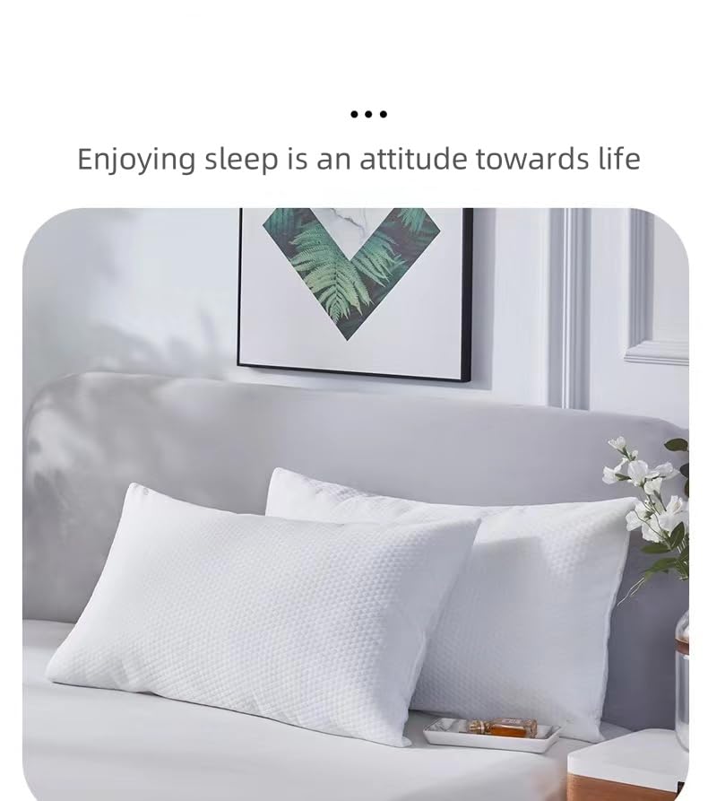 Toddler Pillow Flame Retardant Fabric 13x18 Sleeping Soft Pillows Children's Pillow Machine Washable, Great for Beds, Toddler Beds and Travel, White